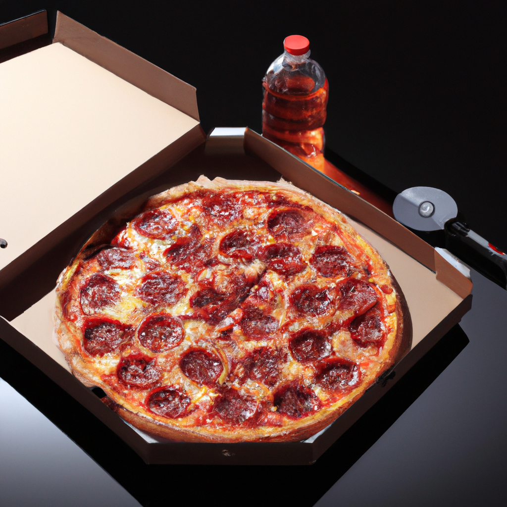 세트 프로모션: 라지 피자와 콜라 패키지